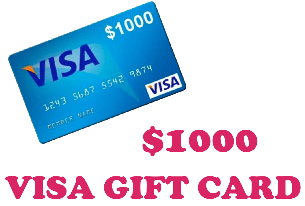 Congratulations to our $1000 VISA gift card winner!