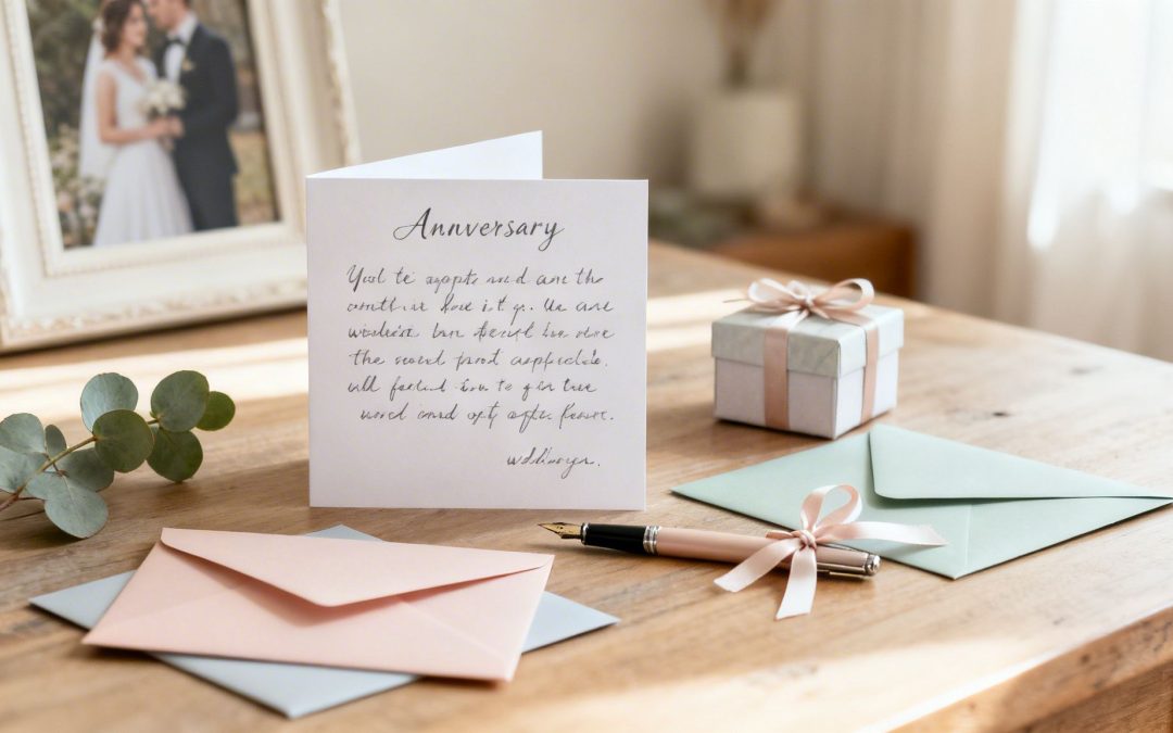 Anniversary Wedding Cards: Perfect Messages & Etiquette Tips
