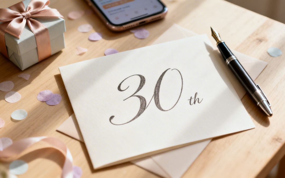 Unforgettable 30th Birthday Cards And Messages